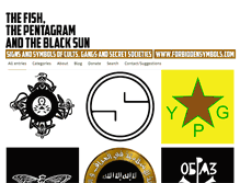 Tablet Screenshot of forbiddensymbols.com